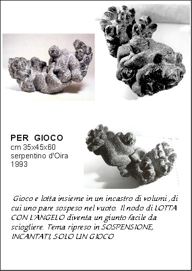 PER GIOCO