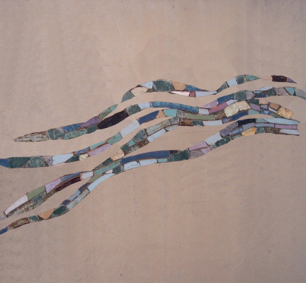 Mosaico in ceramica smaltata